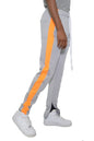 SINGLE STRIPE ANKLE ZIPPER TRACK PANTS