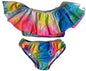 KIDS RUFFLE TWO PIECE BATHING SUIT