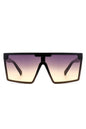 Oversize Square Flat Top Fashion Women Sunglasses