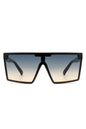 Oversize Square Flat Top Fashion Women Sunglasses