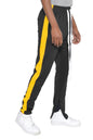 SINGLE STRIPE ANKLE ZIPPER TRACK PANTS