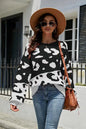 Leopard Drop Shoulder Sweater - Image #4