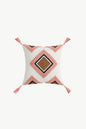 4 Styles Geometric Graphic Tassel Pillow Cover