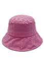 Floral Eyelet Bucket Hat