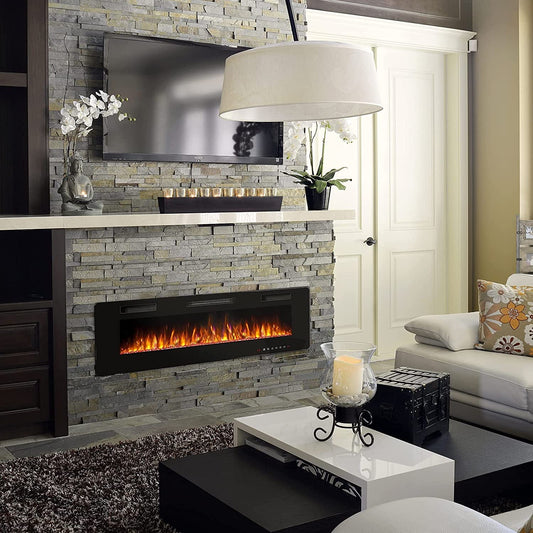 Ultra Thin Wall Mounted Electric Fireplace