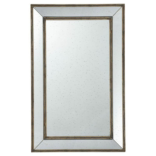 43" x 28" Rectangle Vintage Style Wall Mounted Accent Mirror