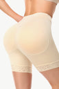 Full Size Lace Trim Lifting Pull-On Shaping Shorts