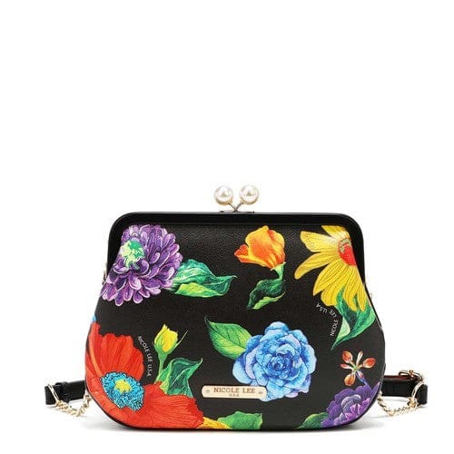 NICOLE LEE KISS LOCK MESSENGER CROSSBODY